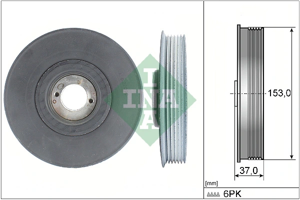 Belt Pulley, crankshaft
